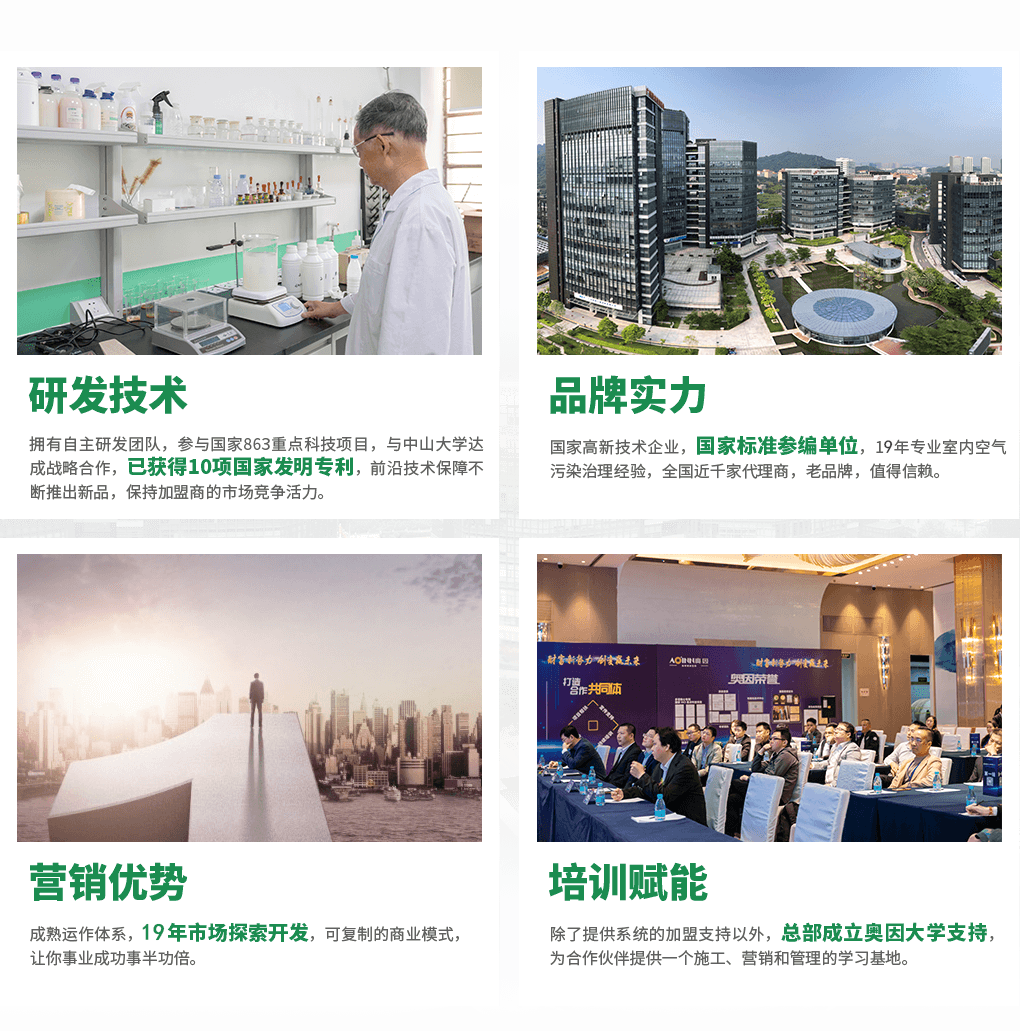 除甲醛加盟公司十大品牌